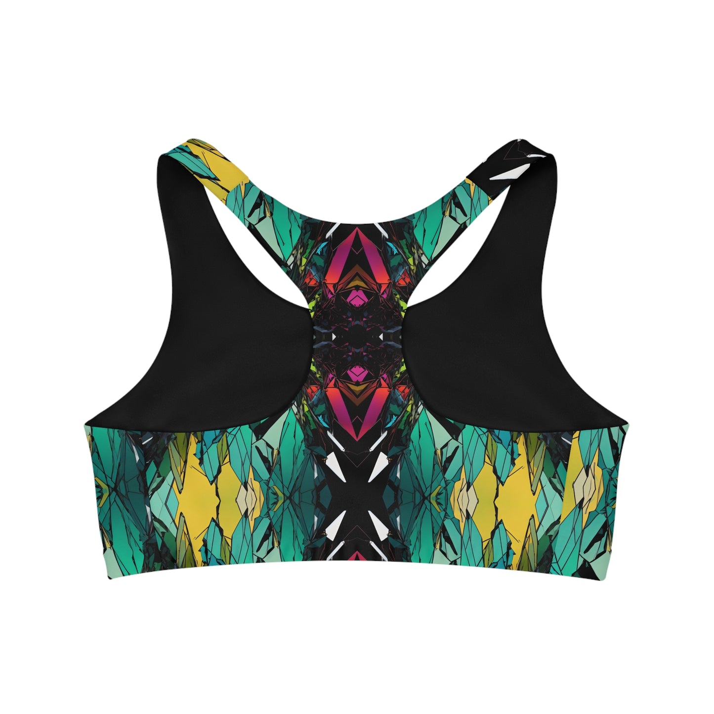 Shattered Ambience - Seamless Sports Bra