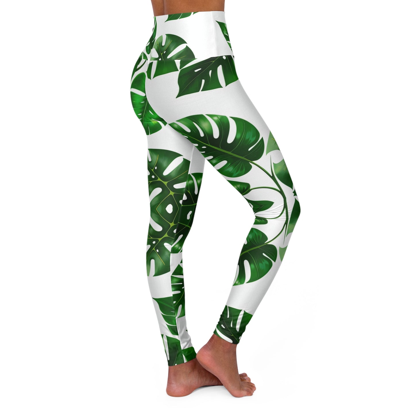 Plant Rant - High Waisted Yoga Leggings (AOP)