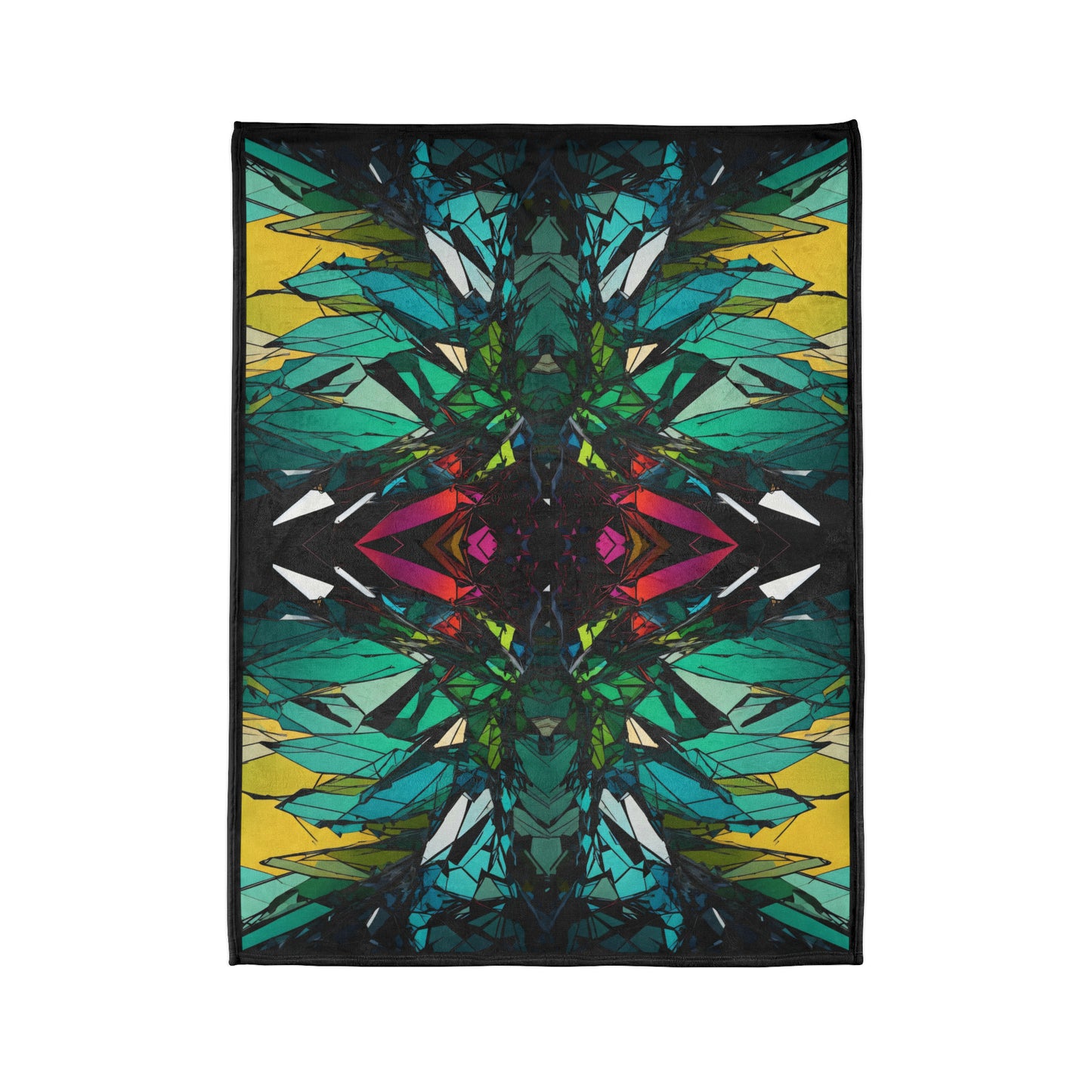 Shattered Ambience - Soft Polyester Blanket