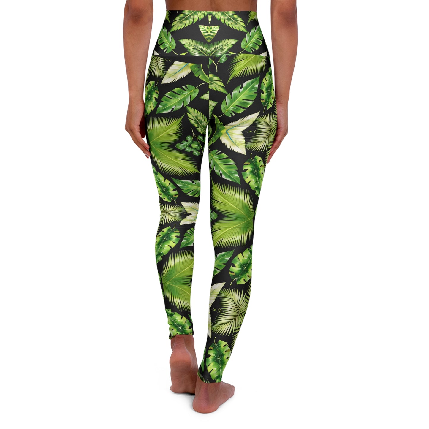 Leaf Me Alone - High Waisted Yoga Leggings