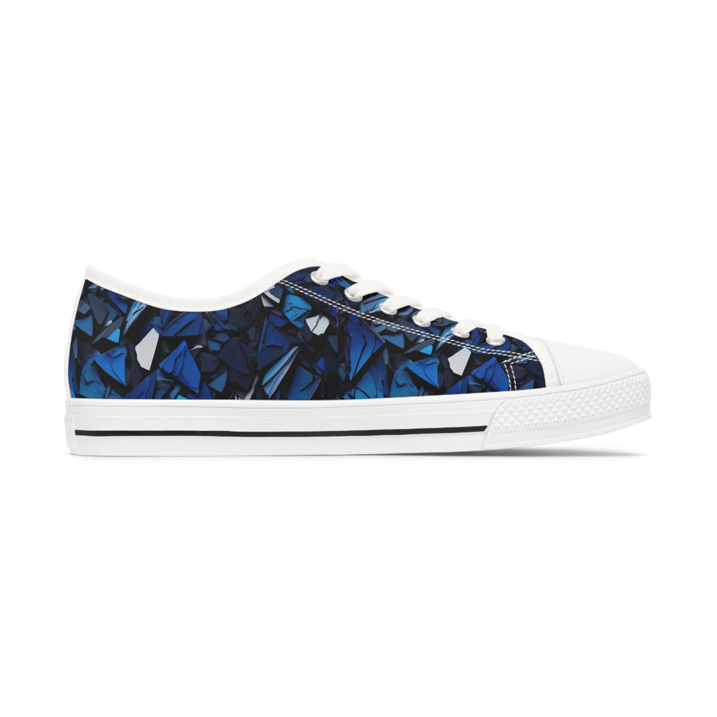 Sapphire Abyss - Women's Low Top Sneakers