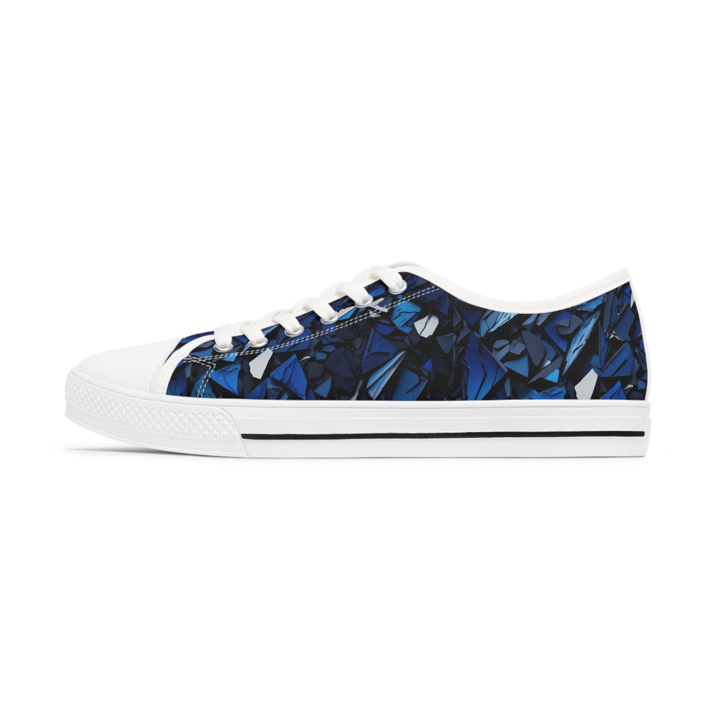 Sapphire Abyss - Women's Low Top Sneakers