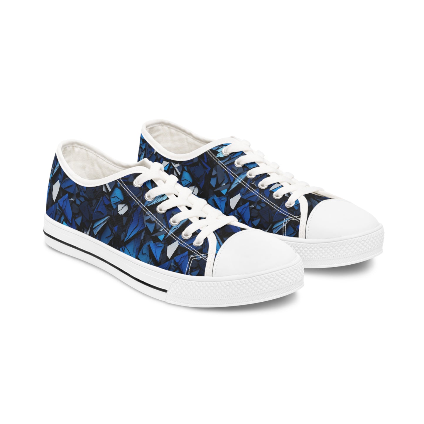 Sapphire Abyss - Women's Low Top Sneakers