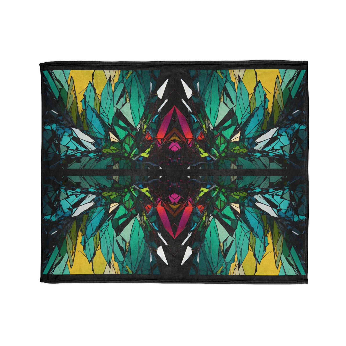 Shattered Ambience - Soft Polyester Blanket