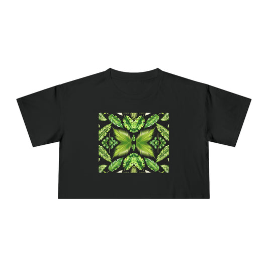 Leaf Me Alone - Women's Crop Tee