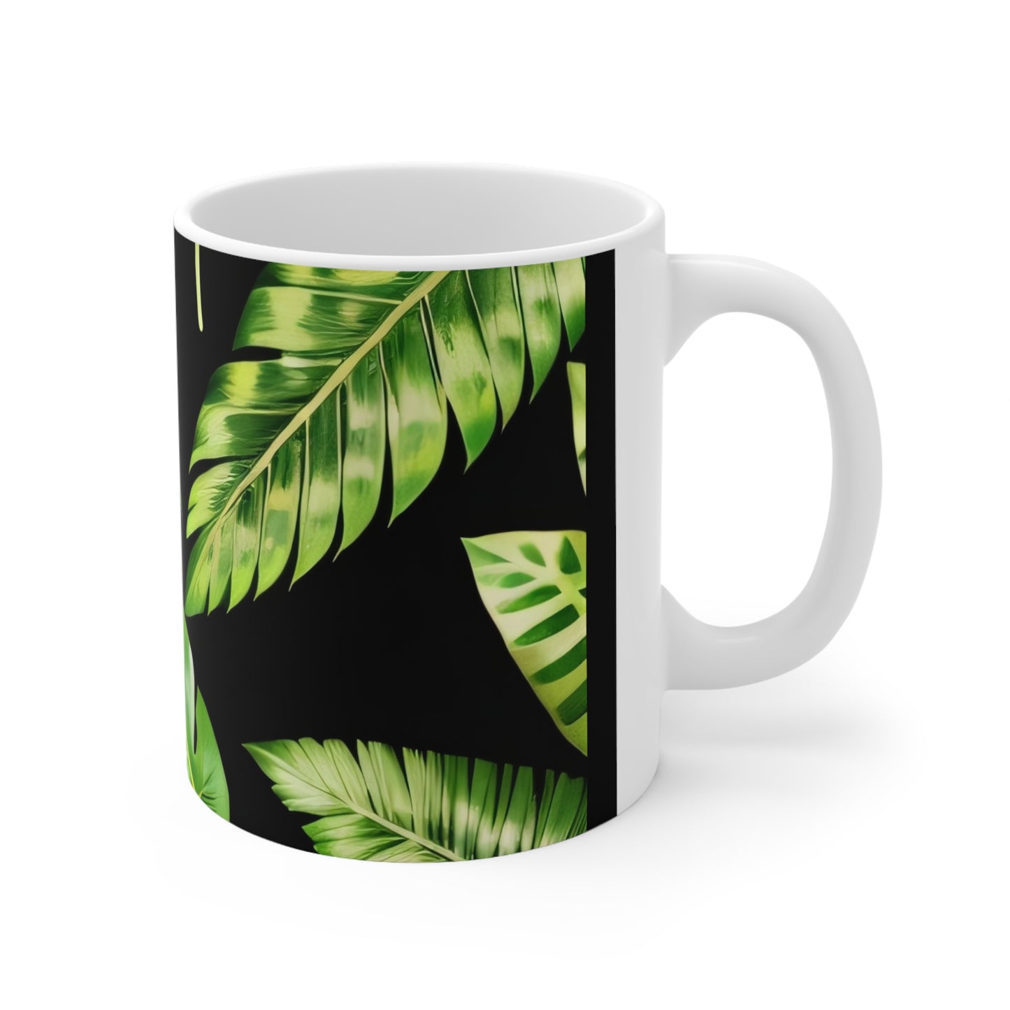 Leaf Me Alone - Ceramic Coffee Cups, 11oz, 15oz