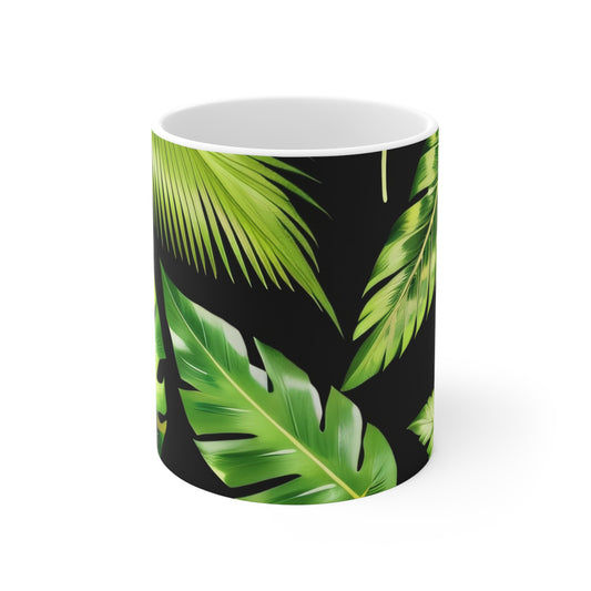 Leaf Me Alone - Ceramic Coffee Cups, 11oz, 15oz