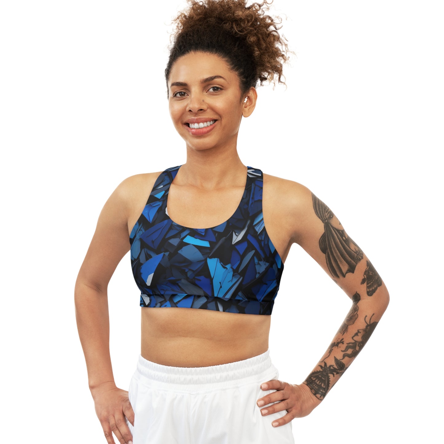 Sapphire Abyss - Seamless Sports Bra