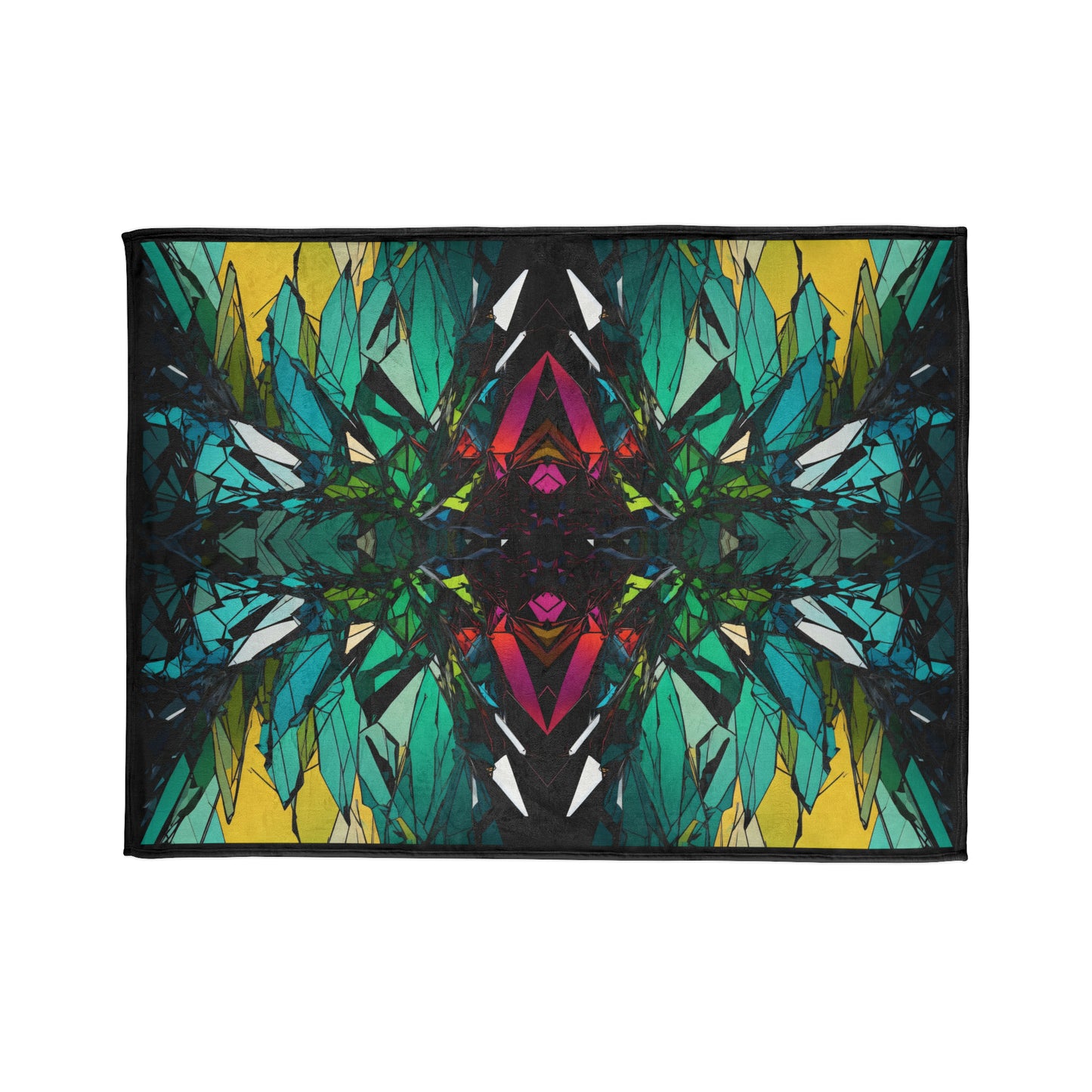 Shattered Ambience - Soft Polyester Blanket