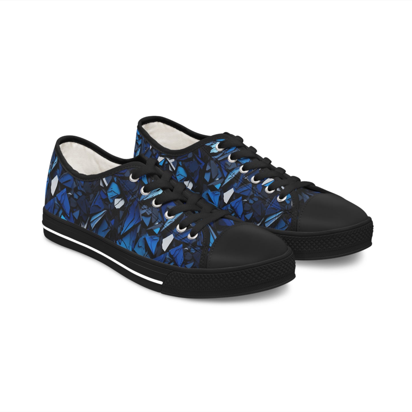 Sapphire Abyss - Women's Low Top Sneakers