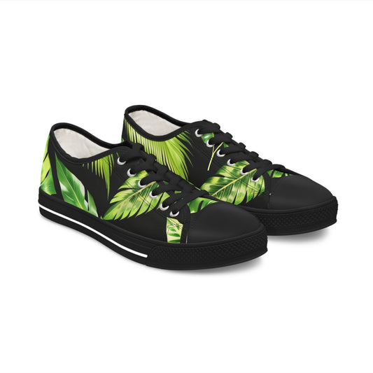 Leaf Me Alone - Women's Low Top Sneakers