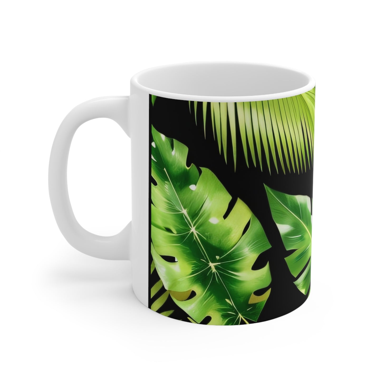 Leaf Me Alone - Ceramic Coffee Cups, 11oz, 15oz