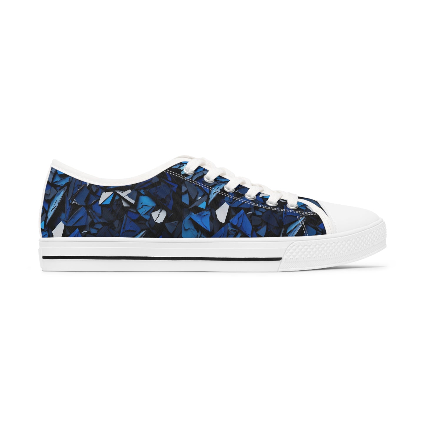 Sapphire Abyss - Women's Low Top Sneakers